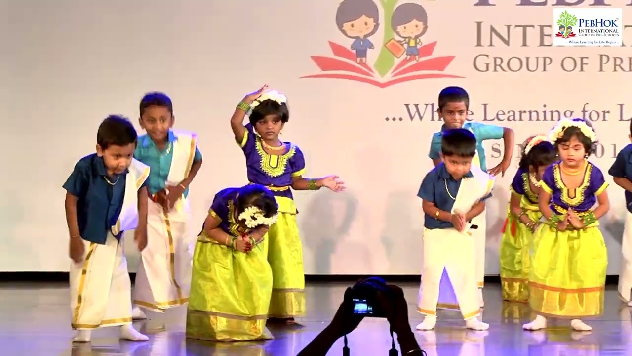 THAYAVALEE THMIZH MANNE  FOLK SONG  PEBHOK INTENATIONAL PRE SCHOOL  ANNUAL DAY VIDEO 