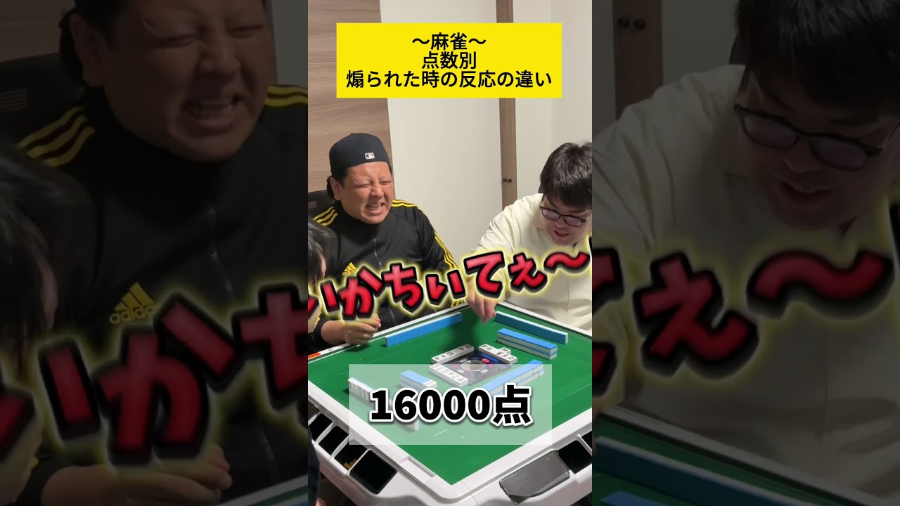 【麻雀】点数別､煽られた時の反応の違い