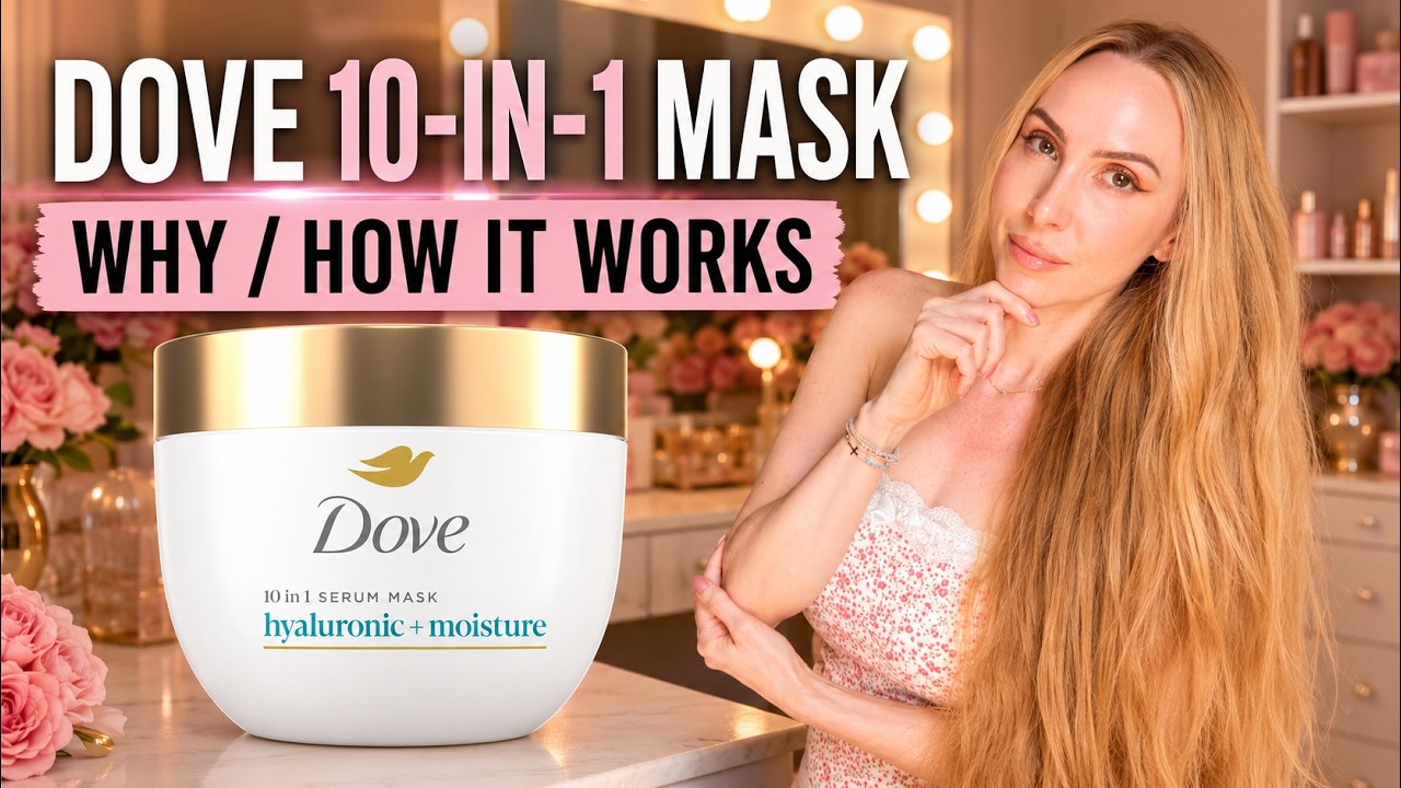 Here’s What the $8 Dove Hair Mask Actually Does (Yes, I Used It) ✨