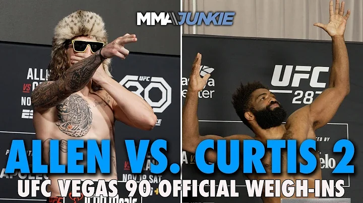 UFC Fight Night 240: Allen vs. Curtis 2 Official Weigh-Ins Live Stream | Fri. 12 p.m. ET