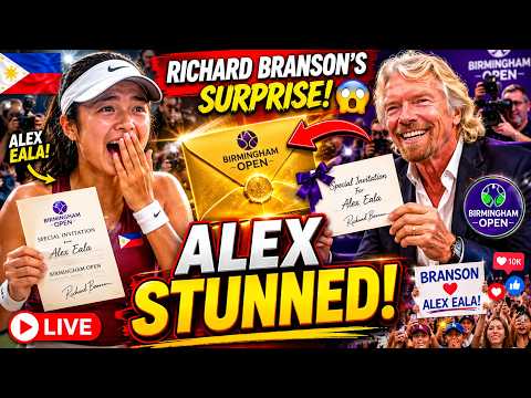 BREAKING! Richard Branson Sends Special Invitation to Alex — Birmingham Open Buzz Explodes!