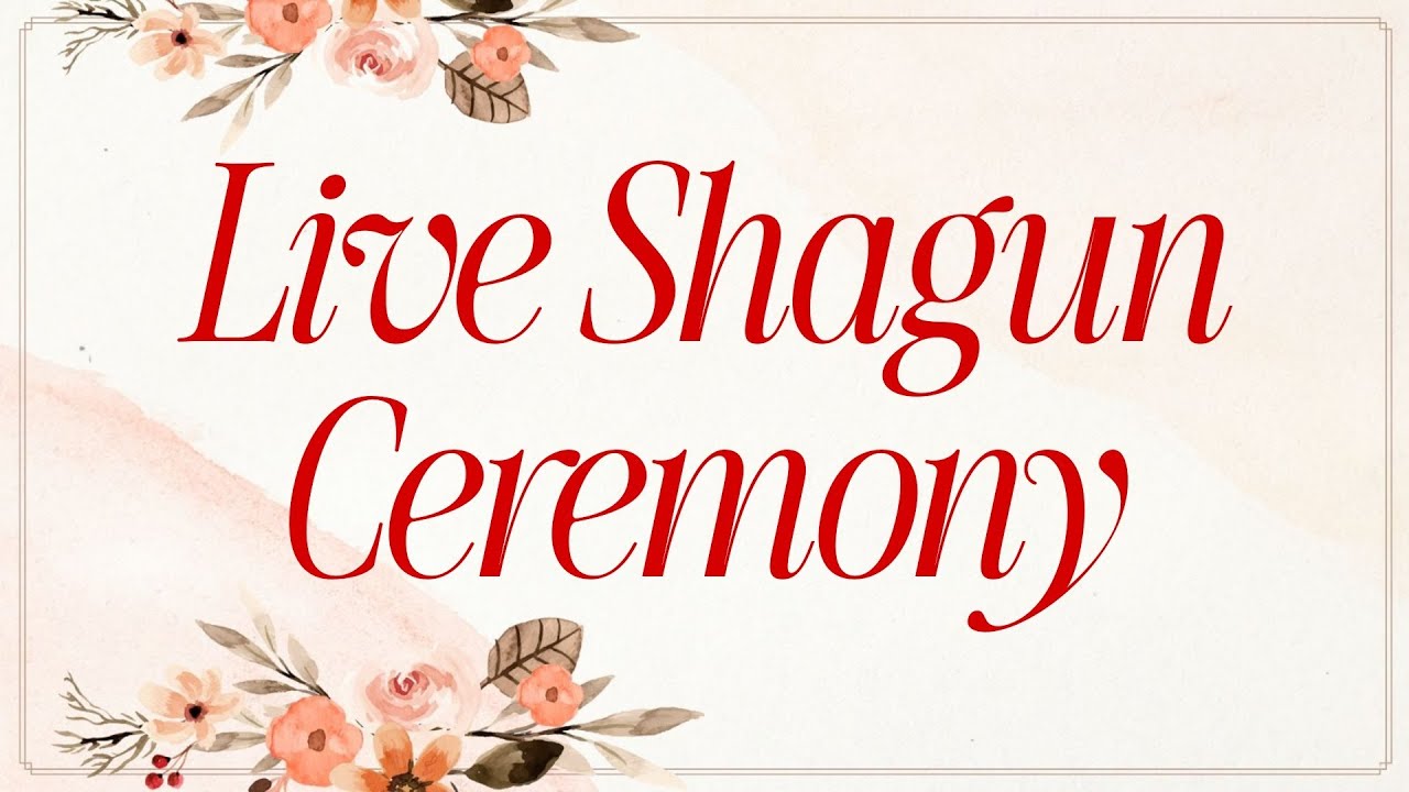 Live Shagun Ceremony#14/02/2025#One touch Studio Batala - YouTube