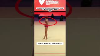 Carmel Kallemaa #shorts #rhythmicgymnastics #rg #rhythmics  #gymnastics #analysis  #shortsvideo