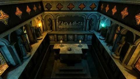 Unigine Crypt demo running on Android/Tegra2 tablet