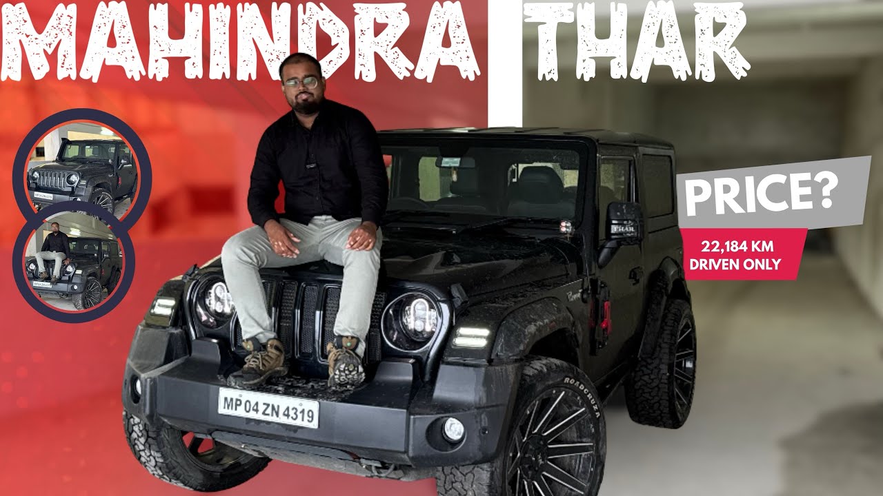Mahindra Thar New Car For Sale | 6,00,000/- Accessories | Second Hand Car Market Madhya Pradesh