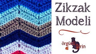 Tığ Işi Zikzak Modeli Nasıl Yapılır Örgü Modelleri