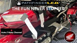 👀🚨💥Goldwing Modders Beware! Pathfinder LED Cowl Light Installation Best Practice Tips #hondagoldwing
