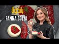 بانكوتا بحلاوة الفراولة حلوى إيطالية كريمية وخفيفة مثالية للتحلية بعد العشاء وخفيفة 