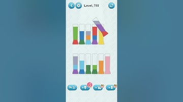 water sort puzzle game level 790 Numpuz android ios games funny gaming all level gameplay