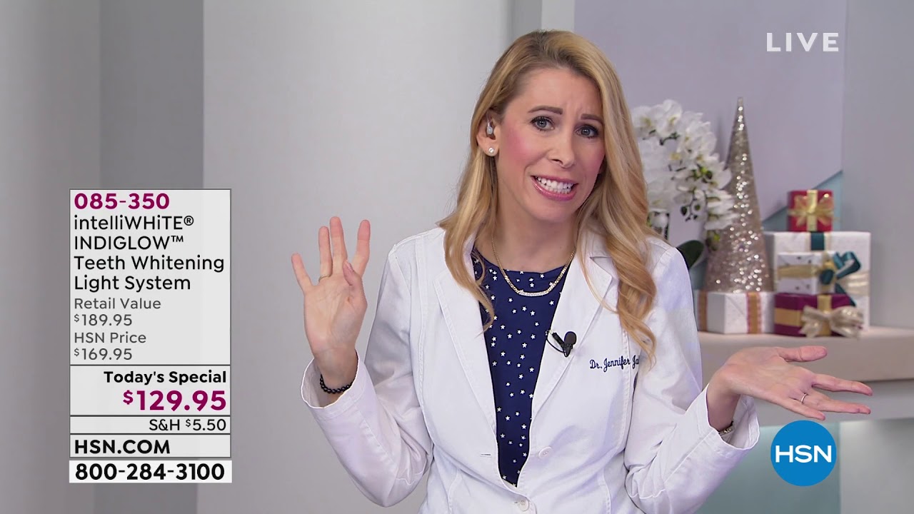 intelliWHiTE INDIGLOW Teeth Whitening Light System YouTube