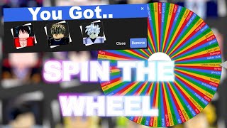 LETTING A WHEEL DECIDE MY TEAM IN ANIME DIMENSIONS