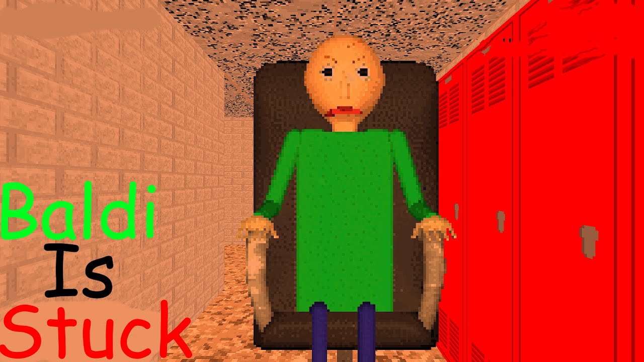 Baldi is Stuck (Baldi Mod) YouTube