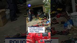 Police arrest alleged serial tool thief | 9 News Australia