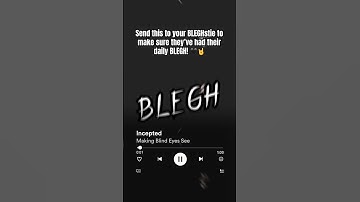Send this to your BLEGHstie! 🖤 #metalcore #blegh #breakdowns
