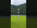 JR大糸線から見る木崎湖がエモい