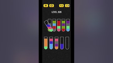 Water sort puzzle level 928