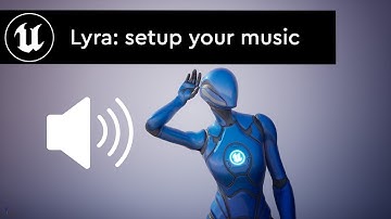 UE5 simplified lyra music system setup :  how I setup some smooth jazz to a game experience