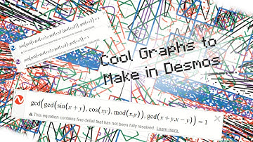 Cool Graphs To Make in Desmos Yourself - Part 1