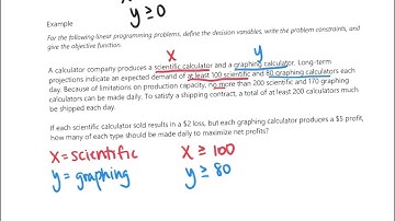 Writing Constraints and Objective Functions