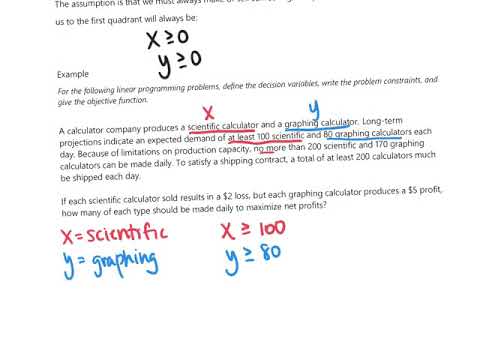 Writing Constraints and Objective Functions