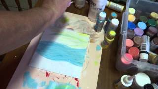 #lovesummerart Part One - Explosion Canvas