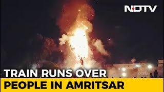 Horrific Moment When Dozens Crushed By Punjab Train Caught On Video Horrific Moment When Dozens Crushed By Punjab Train Caught On Video