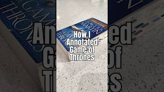 How to annotate Game of Thrones #annotating #shorts