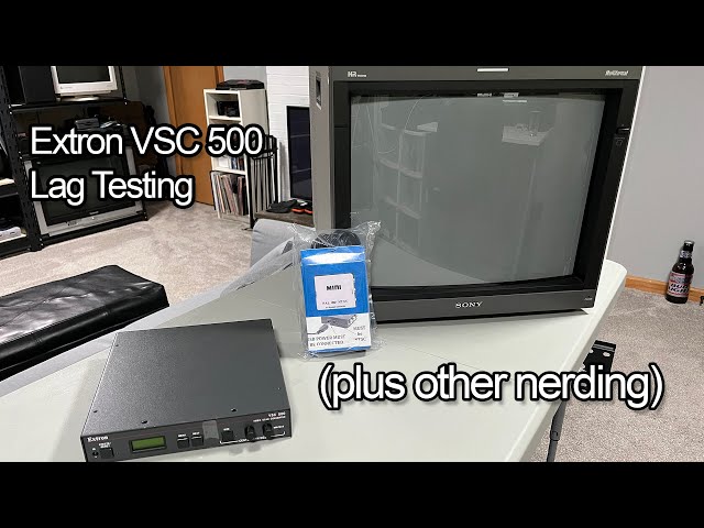 Extron VSC 500 (plus other) Lag Testing - YouTube