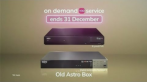 [Promo] Astro PVR Box • On Demand ENDS Jan 2026