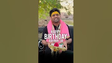 सब जल्दी Happy Birthday wish करो 🎁 Abhinay sir | Abhinay Sharma ssc #ssc