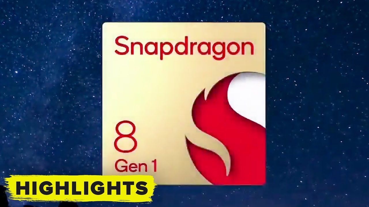 Watch Qualcomm reveal Snapdragon 8 Gen 1 mobile chip!