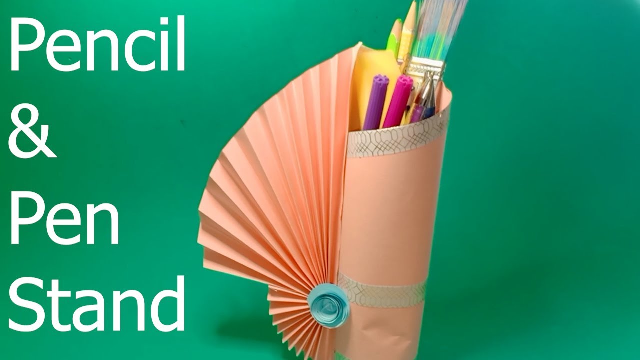DIY Pen & Pencil Holder / How To Make Easy Pen and Pencil Holder DIY ...