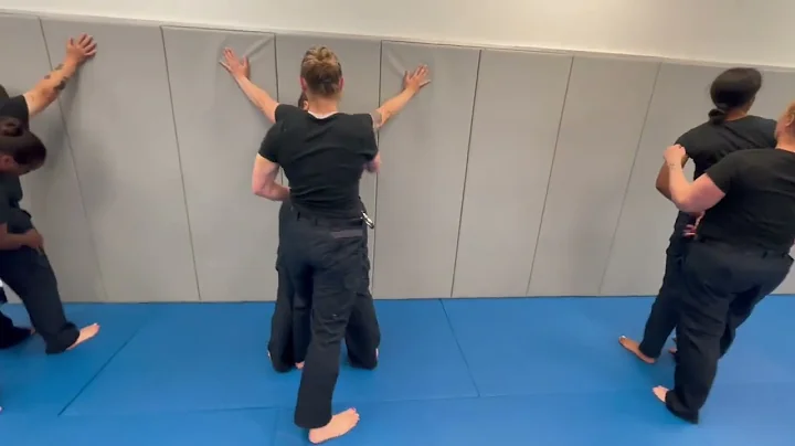 VBSO recruits practice handcuffing during Defensive Tactics training