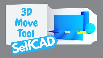 SelfCAD Move Tool: Basics of 3D modeling #shorts #3d #3dmodeling #selfcad #3dart
