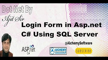 Login Form in Asp.net C# Using SQL Server
