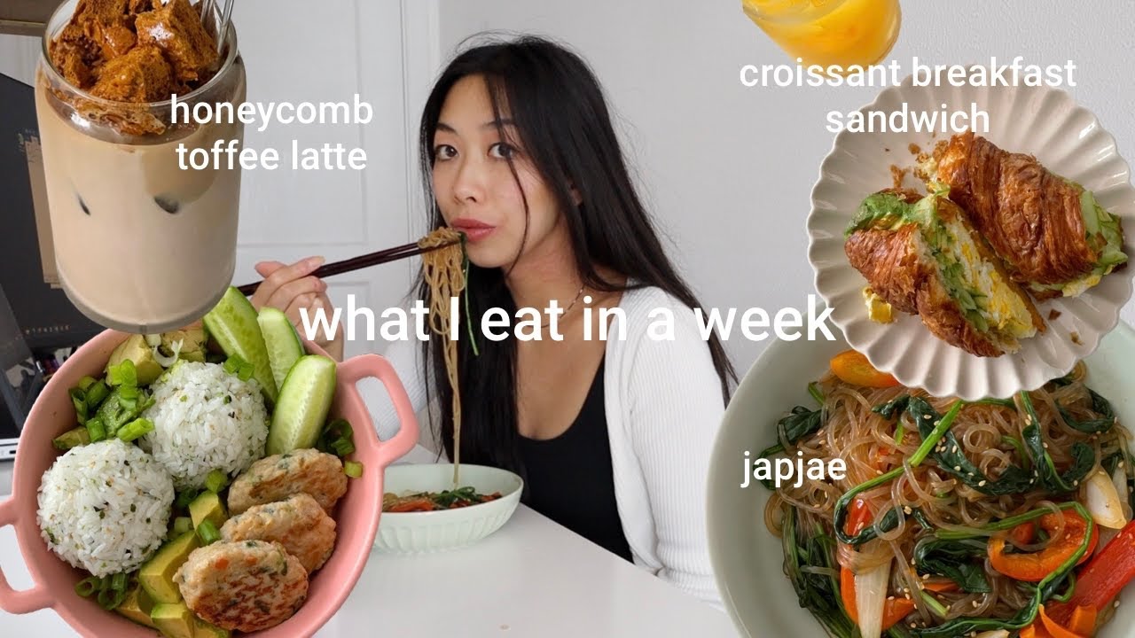 what i eat in a week 🍋 *asian food + realistic + easy recipes*