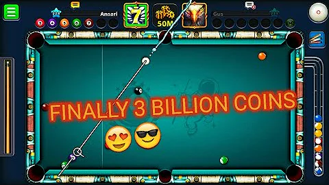 Finally I Completed My 3 Billions Coins Faster | 8 Ball Pool | Trickshots |