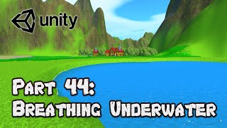 3Dサバイバルゲームチュートリアル | Unity | パート44 - 水中での呼吸 screenshot 2