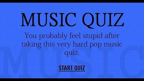 Take this hard Pop Music quiz but don