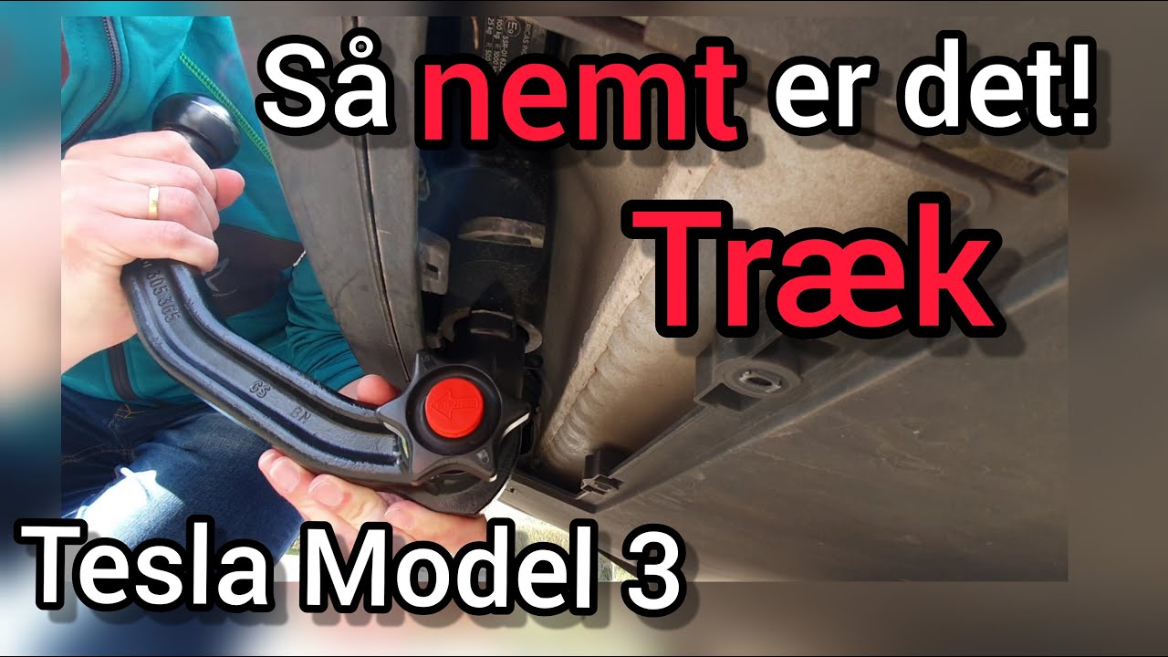 vulkansk Penneven kost Tesla Model 3 - Aftageligt træk - YouTube