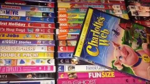 Overview Of My VHS, DVD, & Blu-Ray Collection (2016 Edition)