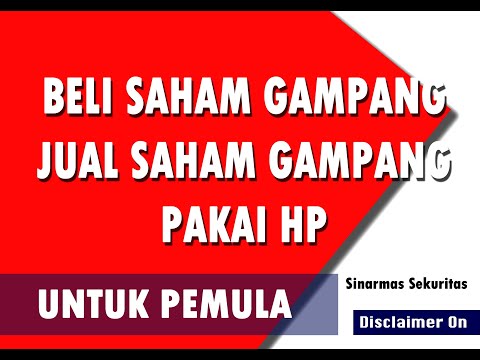 Jual Beli Saham Pemula pakai hp (sinarmas sekuritas) happy cuan ya guyss