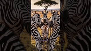 Zebra Stripes: Secrets of Survival in the African Savanna #shorts