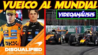 VUELCO AL MUNDIAL DE F1, LOS 2 MCLAREN DESCALIFICADOS, PIASTRI SE RIE Y VERSTAPPEN SE RIE MÁS AUN
