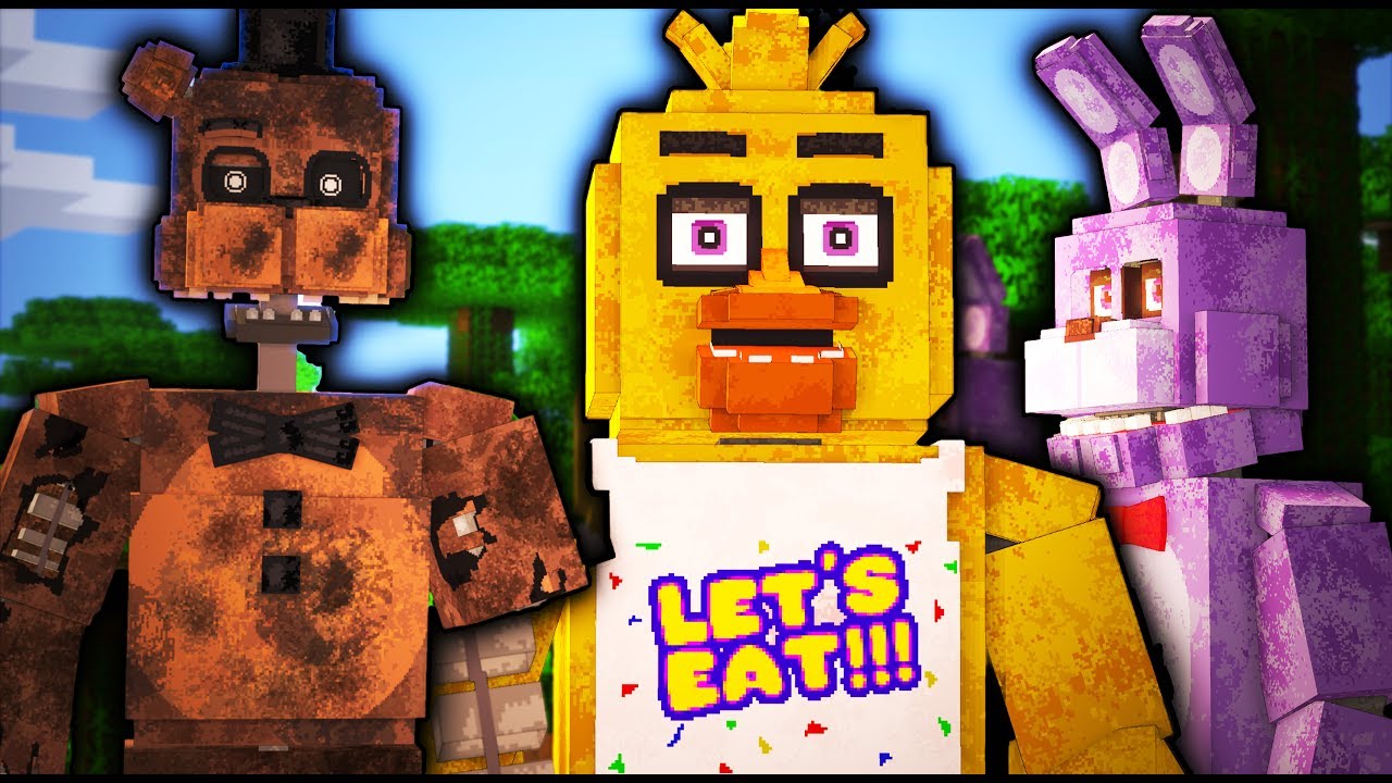 how to make fnaf characters in minecraft