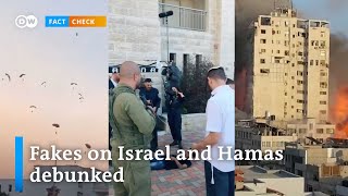 Hamas' terror attacks on Israel spark wave of fake news | DW News