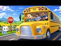Wheels on the bus go round and round song | nursery rhymes for babies | Play wheels on the bus video