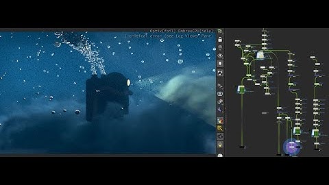 Houdini Fx Underwater Diver Simulation — Dust & Oxygen Bubbles