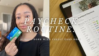 My bi-weekly paycheck routine update | So close to the credit card being paid off by life and numbers 647 views 1 year ago 19 minutes