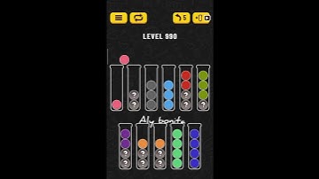 ball sort puzzle level 990
